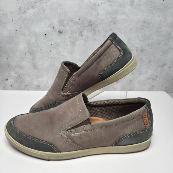 Ecco Collin 2.0 Moonless Slip-On Shoes Mens Size 42 Leather *Worn - Picture 2 of 10
